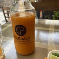 Daily juice selection from RuBisCo at ONO in Rhodes