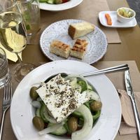 Greek salad  at ONO in Rhodes