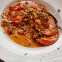 Beetroot ravioli at ONO in Rhodes