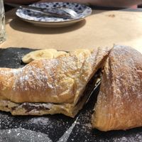 vegan choco croissant   at ONO in Rhodes