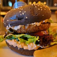 California burger at ONO in Rhodes