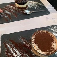 Vegan tiramisu and strawberry cheesecake   at ONO in Rhodes