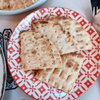 Pita bread at ONO in Rhodes