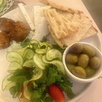 Greek platter  at ONO in Rhodes