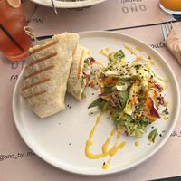 Green Wrap – also homemade ice tea was 👌  at ONO in Rhodes
