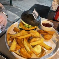 vegan burger  at ONO in Rhodes