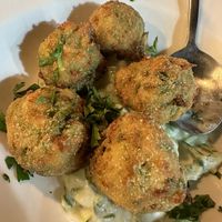 Courgette croquettes   at ONO in Rhodes