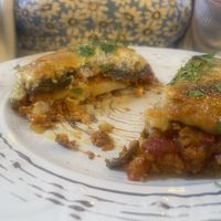 Inside of Mousaka  at ONO in Rhodes