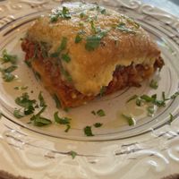 Moussaka  at ONO in Rhodes