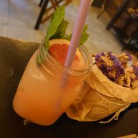 Pink lemonade  at ONO in Rhodes