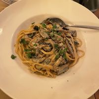 Tagliatelle com cogumelos  at ONO in Rhodes