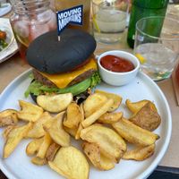 One of the best vegan burgers at ONO in Rhodes