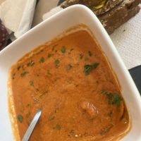 Tomato soup  at ONO in Rhodes