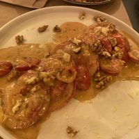 Beetroot ravioli in creamy sauce   at ONO in Rhodes