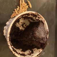 Chocolate souffle  at ONO in Rhodes