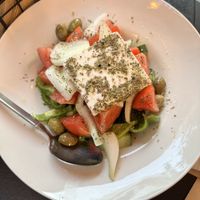 Greek salad  at ONO by Marouli in Rhodes