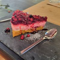 Awesome cake (for free!!) at ONO by Marouli in Rhodes