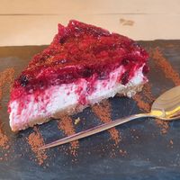 Vegan cheesecake at ONO by Marouli in Rhodes