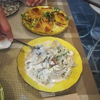 patato with mushroom cream at ONO in Rhodes