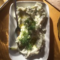 Vegan tsatsiki at ONO in Rhodes