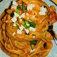 VeganFetaPasta at ONO in Rhodes