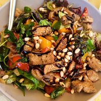 Mediterranean salad at ONO in Rhodes