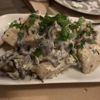 Creamy mushroom potato's at ONO in Rhodes