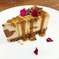caramel cheesecake  at Plants in Taipei
