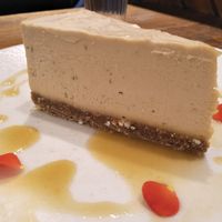 Lime cheesecake at Plants in Taipei