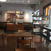 Inside the restaurant at Plants in Taipei