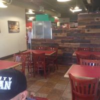 inside seating (there's more around the corner) at Rovente Pizzeria - Downtown in Portland