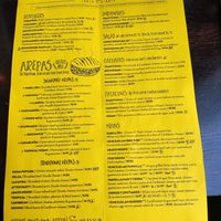 Menu (July 2026) at BienMeSabe Venezuelan Cafe in Chicago
