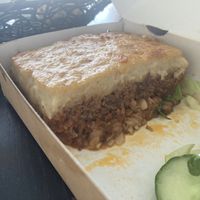 pastitsio at Veganaki in Athens