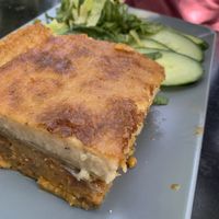 Moussaka at Veganaki in Athens