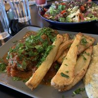 Vegan meatball Greek  at Veganaki in Athens