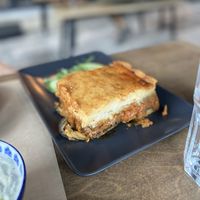 Moussaka 1 - Moussaka 9.8€  at Veganaki in Athens