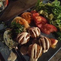 falafel plate at Veganaki in Athens