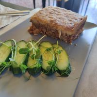 The pastitsio was so good we went back to this restaurant three times my boyfriend got it all three times and I ended up getting it once as well! Do not pass on the pastitsio at Veganaki in Athens