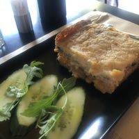 Moussaka   at Veganaki in Athens