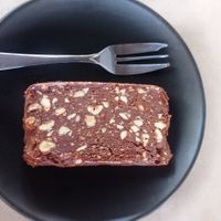 Chocolate dessert ❤️ at Veganaki in Athens