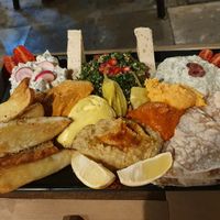 Starter platter at Veganaki in Athens