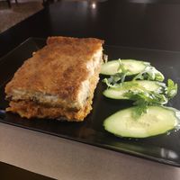 Moussaka at Veganaki in Athens