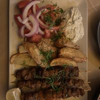 Souvlaki   at Veganaki in Athens