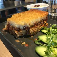 Pastitsio  at Veganaki in Athens