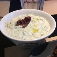 Tzatziki  at Veganaki in Athens