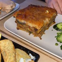 Moussaka  at Veganaki in Athens
