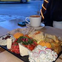 Appetizer platter   at Veganaki in Athens