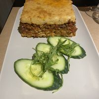 Pastitsio  at Veganaki in Athens