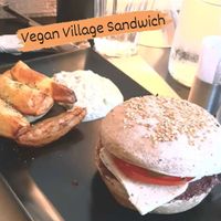 Vegan Village Sandwich at Veganaki in Athens