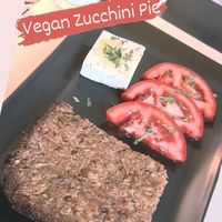 Vegan Zucchini Pie at Veganaki in Athens